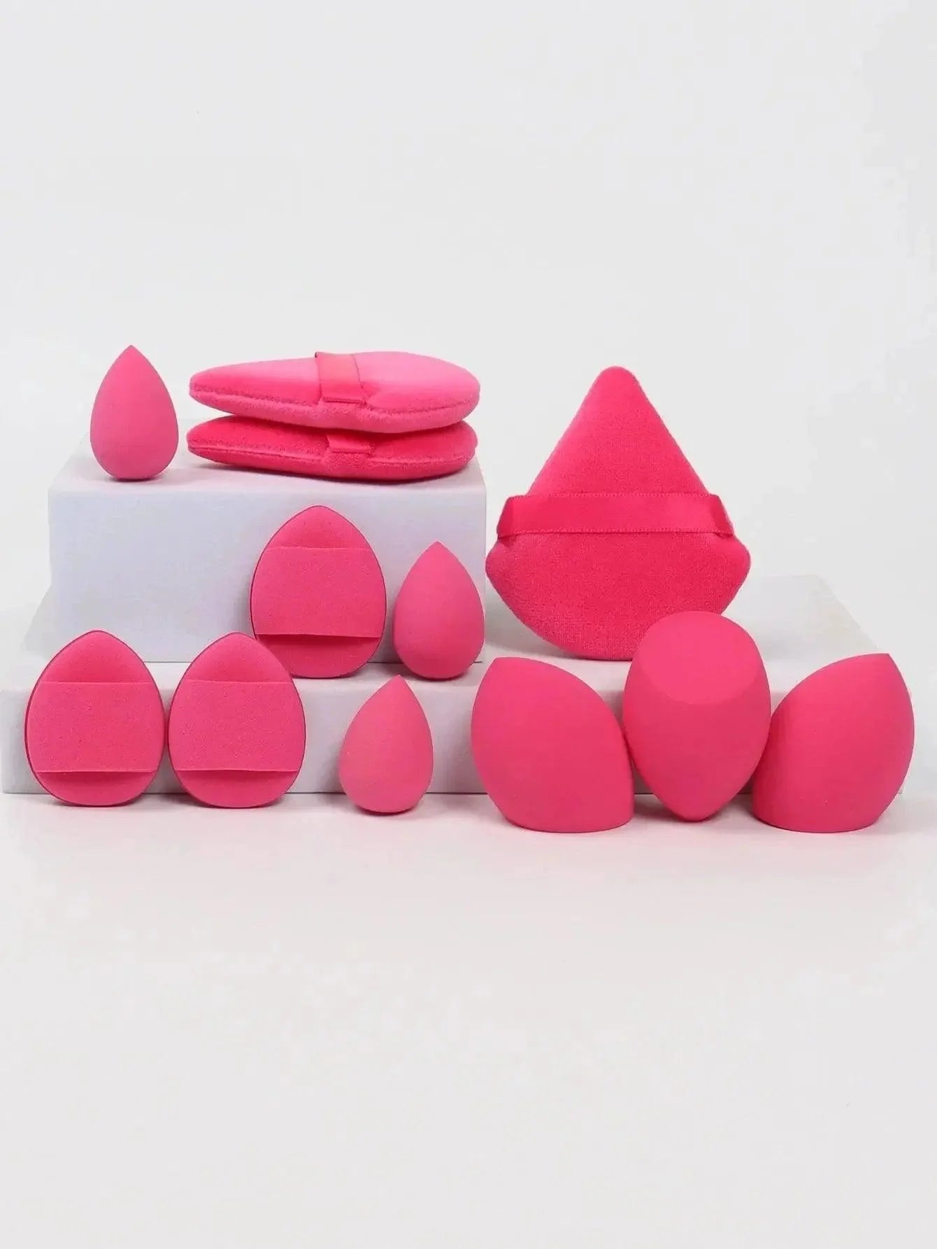 12 - Piece Makeup Sponge Set - Womans Fashion