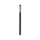 Black makeup brush with angled tip for precise eye shadow application, beauty and fashion essential