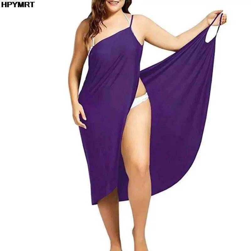 2022 5XL Summer Ladies Halter Dress Solid Color Sexy Suspenders Cross Sleeveless Ladies Clothes Beach Skirt Female Clothing Tops - Womans Fashion