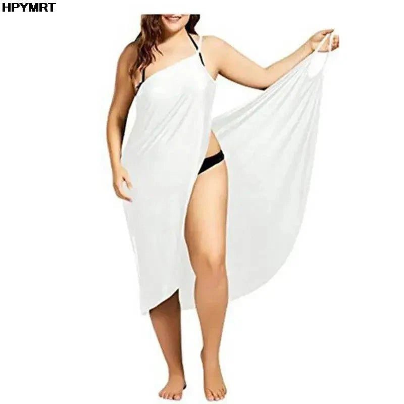 2022 5XL Summer Ladies Halter Dress Solid Color Sexy Suspenders Cross Sleeveless Ladies Clothes Beach Skirt Female Clothing Tops - Womans Fashion