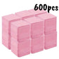 600pcs pink makeup remover pads for beauty and skincare routines