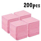 200pcs pink facial cleansing pads for beauty and skincare routines