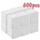 600pcs white cotton pads for beauty and skincare routines