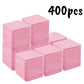400pcs pink makeup remover pads for beauty and skincare routine