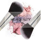 High quality makeup brushes with crushed blush powder, perfect for women's beauty and fashion routines