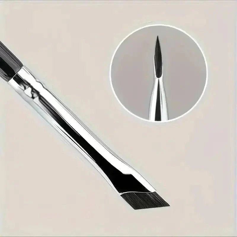 2/5Pc Karsyngirl Upgrade Blade Eyeliner Brush Ultra Thin Fine Angle Flat Eyebrow Brush Under The Eyes Place Precise Detail Brush - Womans Fashion