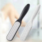 Black and white foot files for smooth skin, ideal for women's beauty and self-care routines