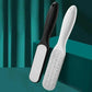 Black and white foot files for callus removal, ideal for pedicure and foot care routines