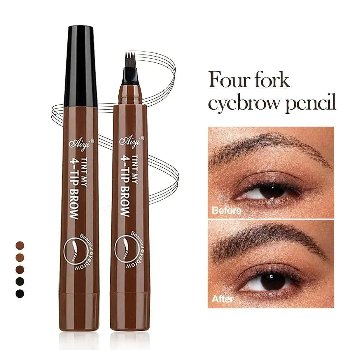 4 - Fork Waterproof Brow Pen - Womans Fashion