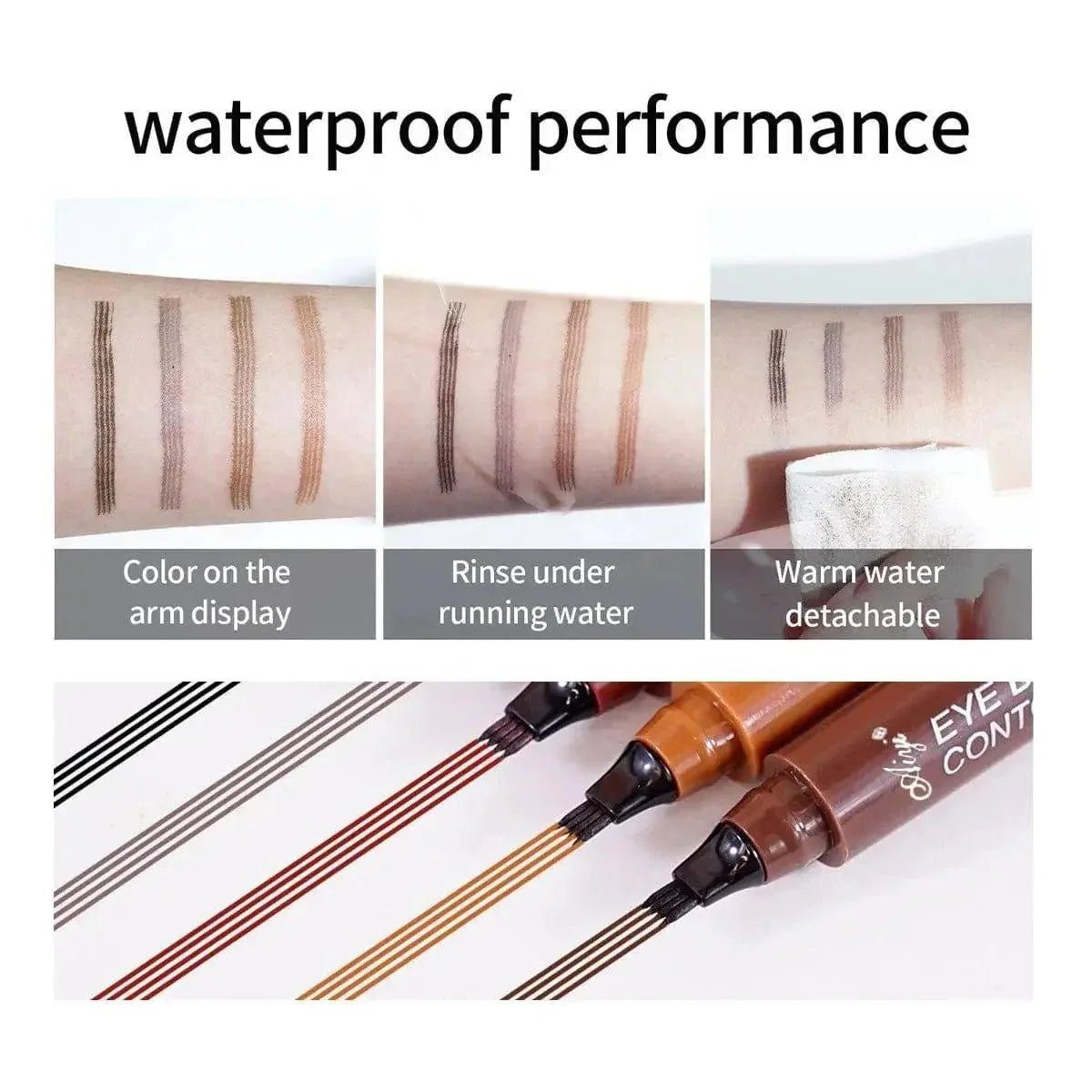 4 - Fork Waterproof Brow Pen - Womans Fashion