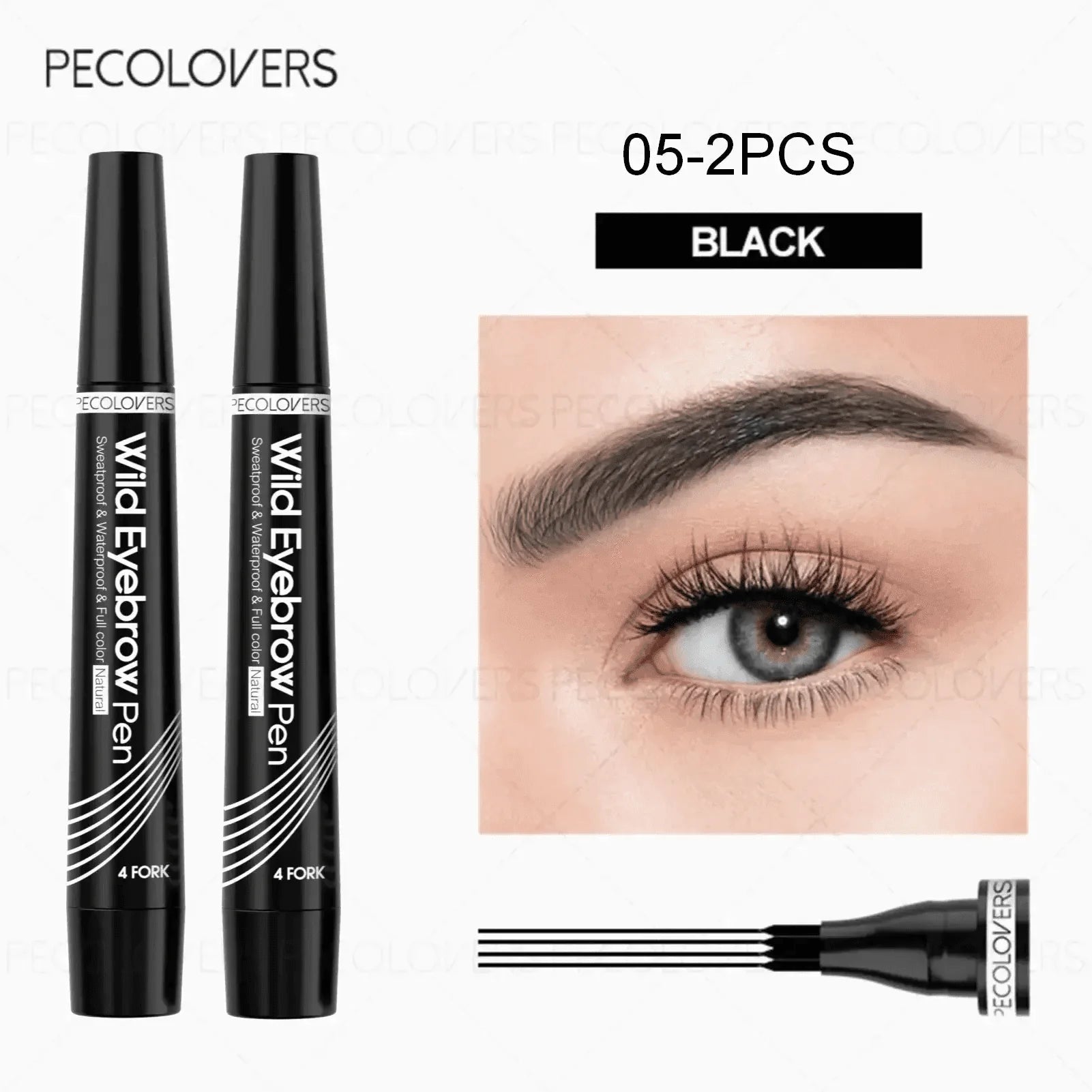 4 Tip Waterproof Brow Pen - Womans Fashion