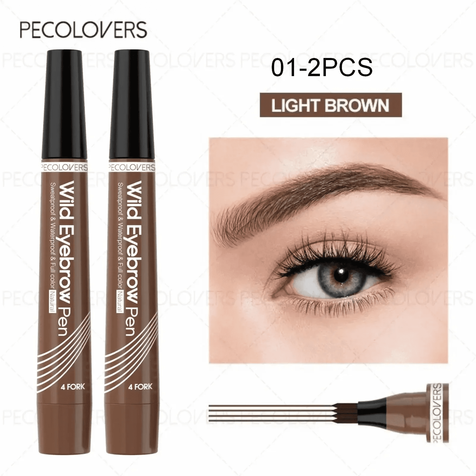 4 Tip Waterproof Brow Pen - Womans Fashion