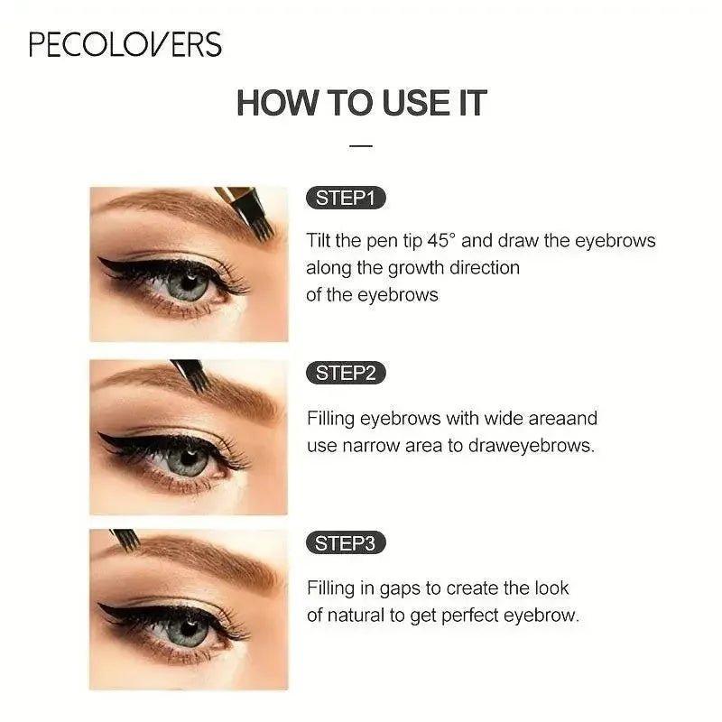 4 Tip Waterproof Brow Pen - Womans Fashion