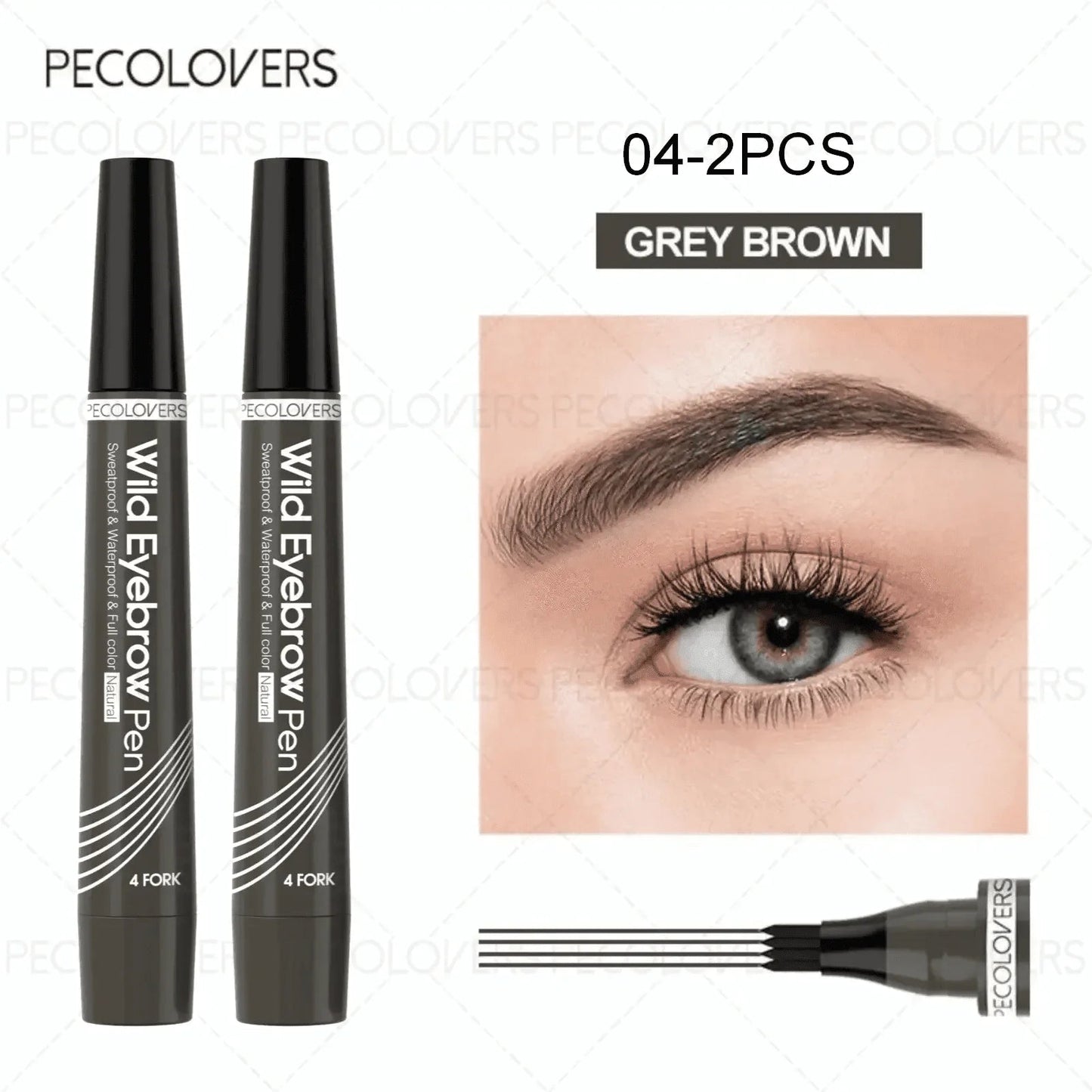 4 Tip Waterproof Brow Pen - Womans Fashion