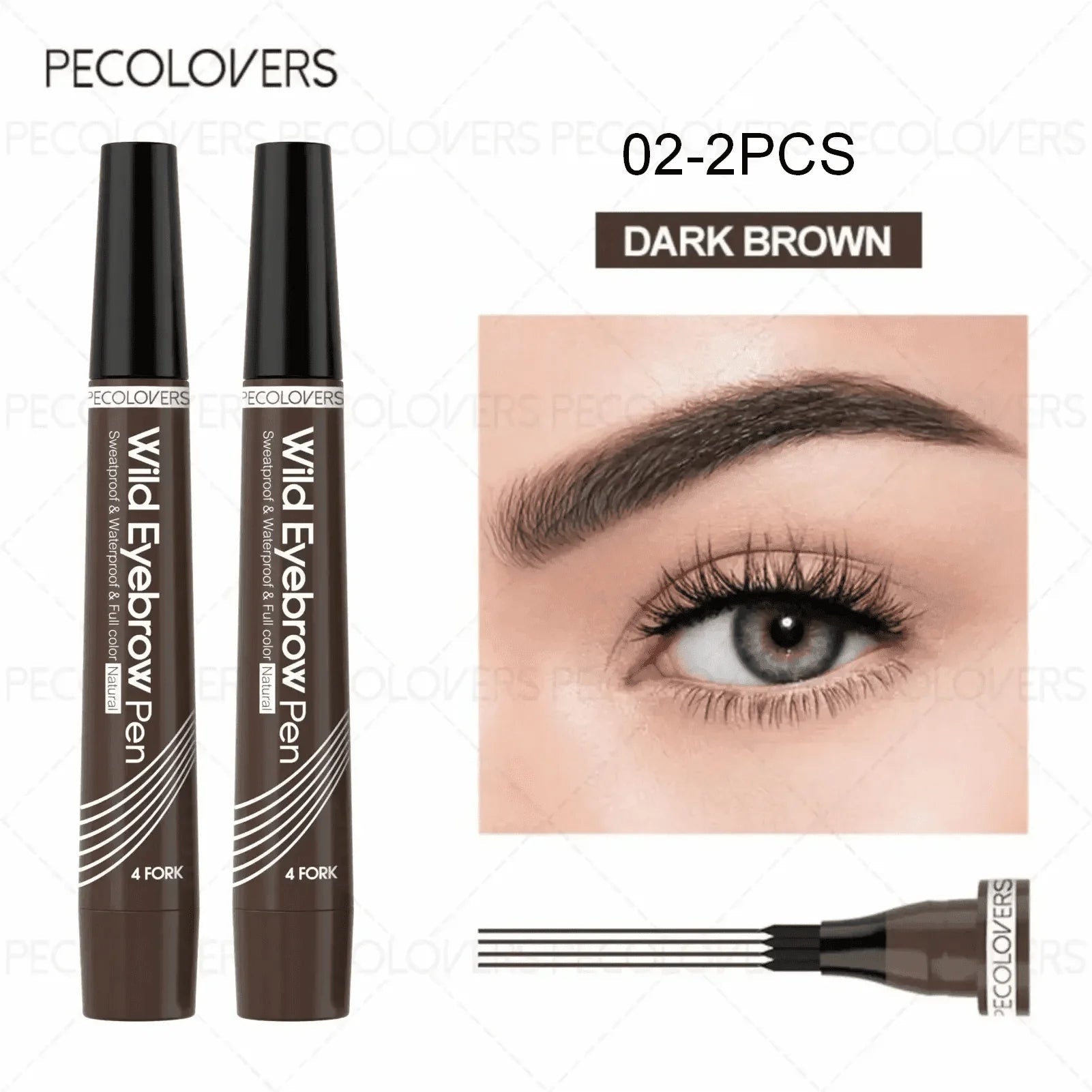 4 Tip Waterproof Brow Pen - Womans Fashion