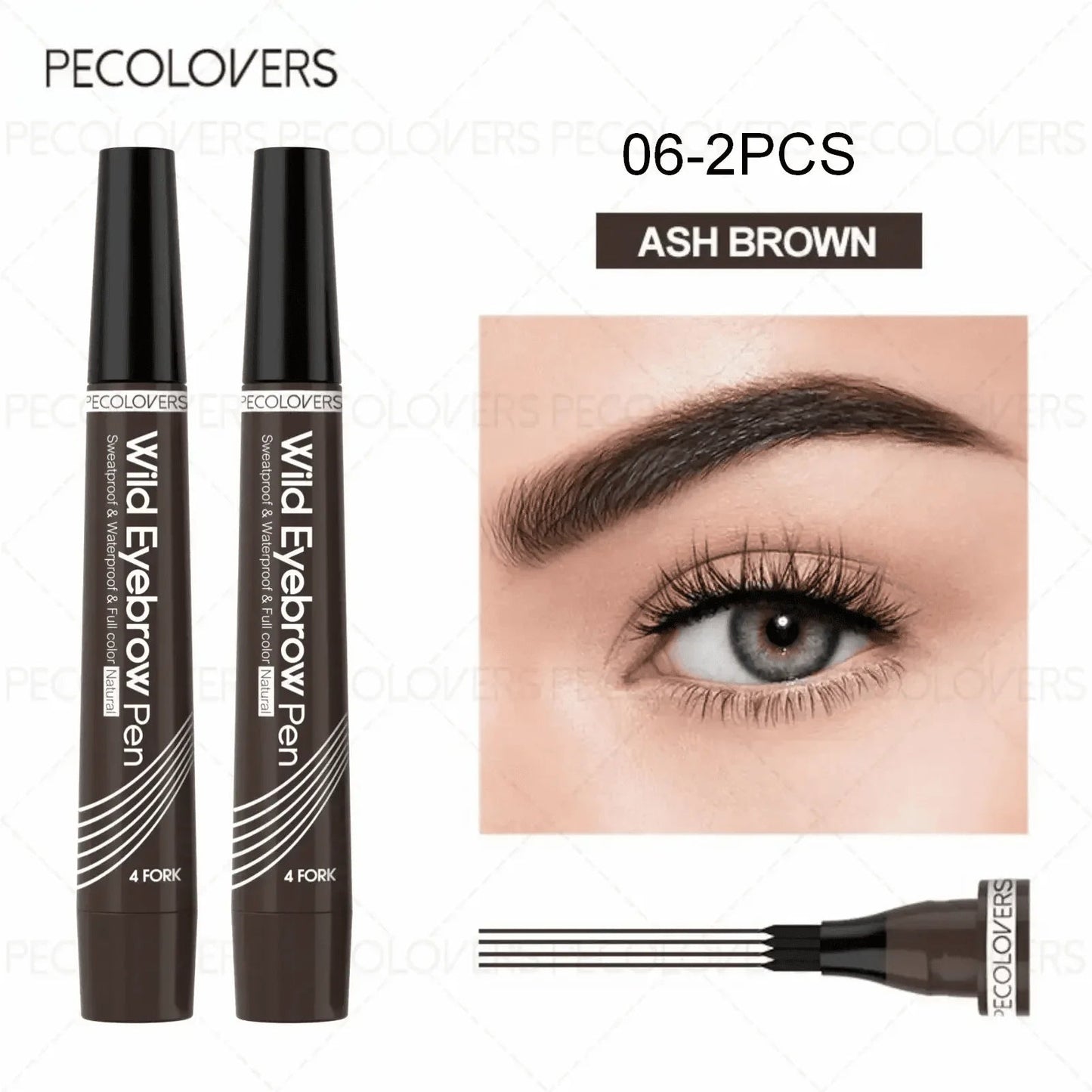 4 Tip Waterproof Brow Pen - Womans Fashion