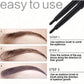 Easy-to-use eyebrow pencil tutorial: comb, contour, brush for natural brows