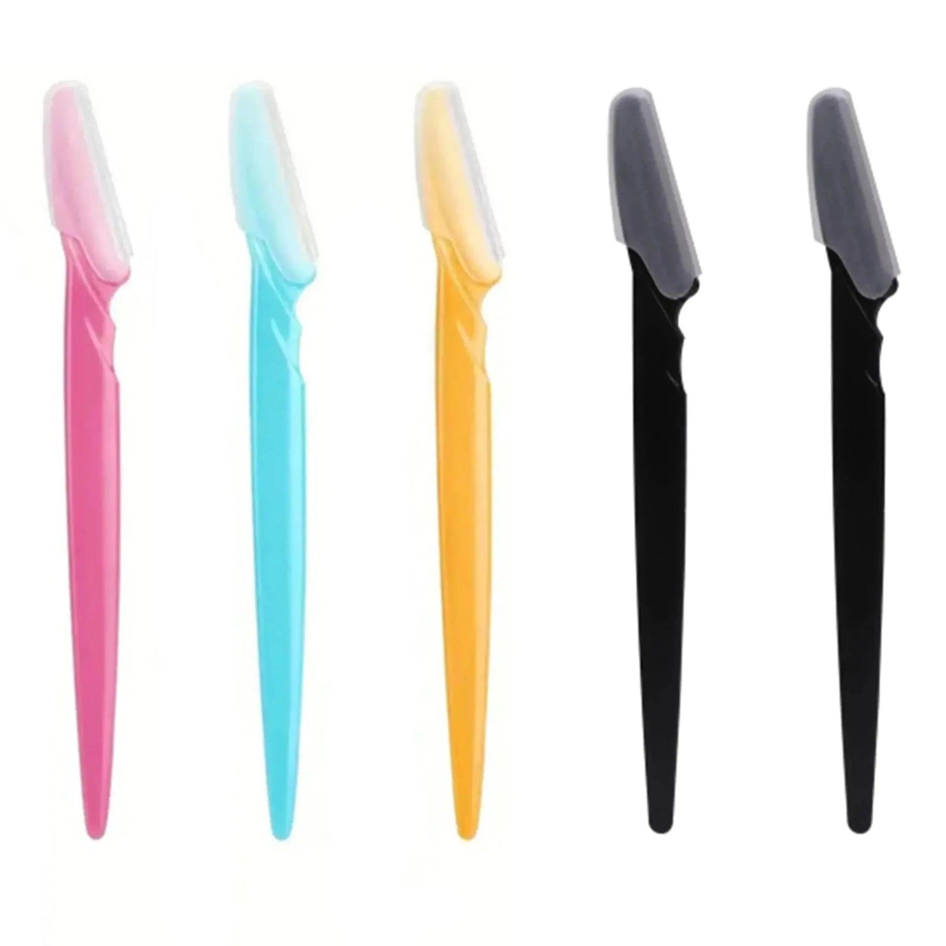Colorful eyebrow razors for women's facial hair removal, beauty and fashion essentials