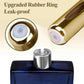 Luxury perfume bottle with leak-proof gold cap and upgraded rubber ring for women's fashion