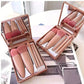 5Pcs Portable Makeup Brush Set With Mirror - Foldable Travel Kit ，Mini Makeup Brush Set Travel Makeup Brush Set - Womans Fashion