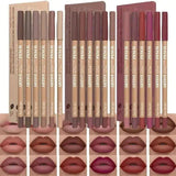 6pcs Velvet Matte Lip Liner Pencils Set Long - Lasting Non - Drying Perfect for Lining Filling Lips Versatile for All Skin Typ - Womans Fashion