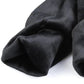Black fuzzy women's fashion leggings, soft and cozy for winter wear