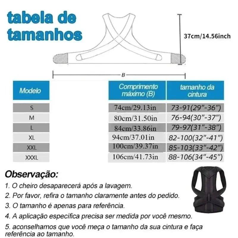 Adjustable Lumbar Posture Vest - Womans Fashion