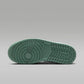 Nike sneaker sole in mint green with iconic tread pattern and logo, women's fashion footwear