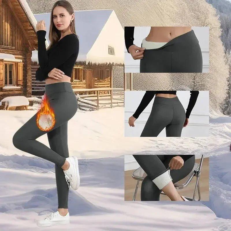 Women's thermal leggings for winter, cozy and stylish outdoor wear