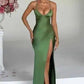 Avrilyaan Satin Backless Slim Sexy Dress Women 2024 Bodycon Long Summer Dress Mermaid Elegant NightClub Party Dresses Vestidos - Womans Fashion
