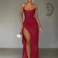 Avrilyaan Satin Backless Slim Sexy Dress Women 2024 Bodycon Long Summer Dress Mermaid Elegant NightClub Party Dresses Vestidos - Womans Fashion