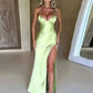 Avrilyaan Satin Backless Slim Sexy Dress Women 2024 Bodycon Long Summer Dress Mermaid Elegant NightClub Party Dresses Vestidos - Womans Fashion
