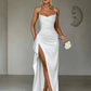 Avrilyaan Satin Backless Slim Sexy Dress Women 2024 Bodycon Long Summer Dress Mermaid Elegant NightClub Party Dresses Vestidos - Womans Fashion