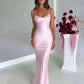 Avrilyaan Satin Backless Slim Sexy Dress Women 2024 Bodycon Long Summer Dress Mermaid Elegant NightClub Party Dresses Vestidos - Womans Fashion