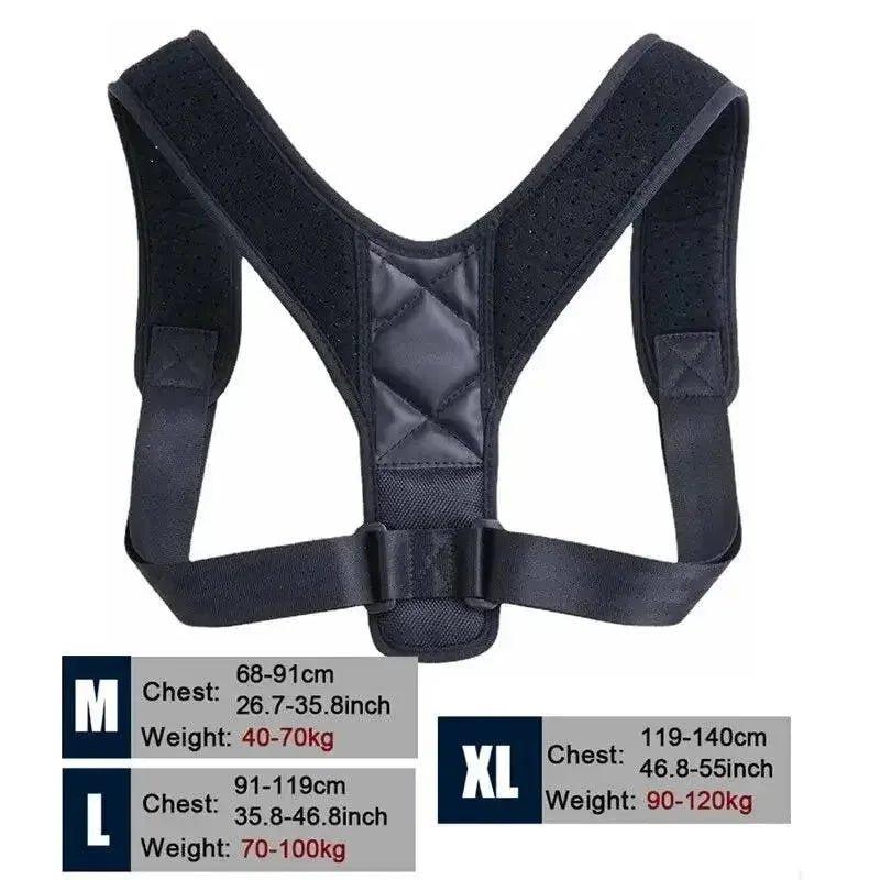 Back Posture Correction Belt Hunchback Prevention Correction of Sitting Posture Unisex Breathable Body Shaping - Womans Fashion