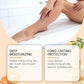 Woman applying deep moisturizing lotion for soft, smooth skin with long-lasting hydration
