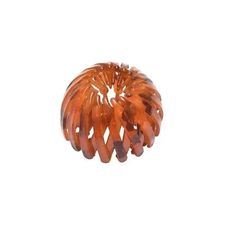 Amber tortoiseshell hair claw clip for women's fashion styling