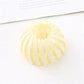 Cream spiral hair tie for women's fashion styling