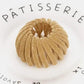 Velvet hair tie on pâtisserie plate, stylish accessory for women's fashion
