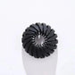 Black spiral hair tie for women's fashion styling