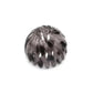 Gray spiral hair scrunchie for women's fashion styling