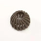 Brown spiral hair tie for women's fashion styling