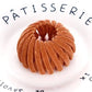 Velvet hair tie on Pâtisserie plate, stylish women's fashion accessory