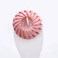 Pink spiral hair tie for women's fashion hairstyles