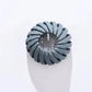 Gray spiral hair tie for women's fashion hairstyles