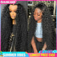 Long curly black lace front wig for women, 30-inch voluminous style, summer fashion hair extension