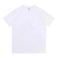 White women's fashion t-shirt with subtle graphic print, minimalist style for casual wear