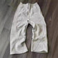 Gray women's sweatpants with side stripes, casual lounge wear for fashion and comfort
