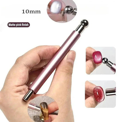 Matte pink 10mm nail art dotting tool for precise manicure designs and beauty styling