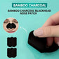 Bamboo charcoal blackhead nose patch for facial skincare and pore cleansing